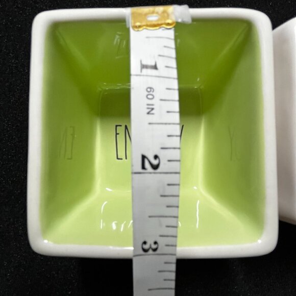 Rae Dunn Savor & Enjoy 3x3 Snack Set-FREE SHIPPING - Picture 5 of 6